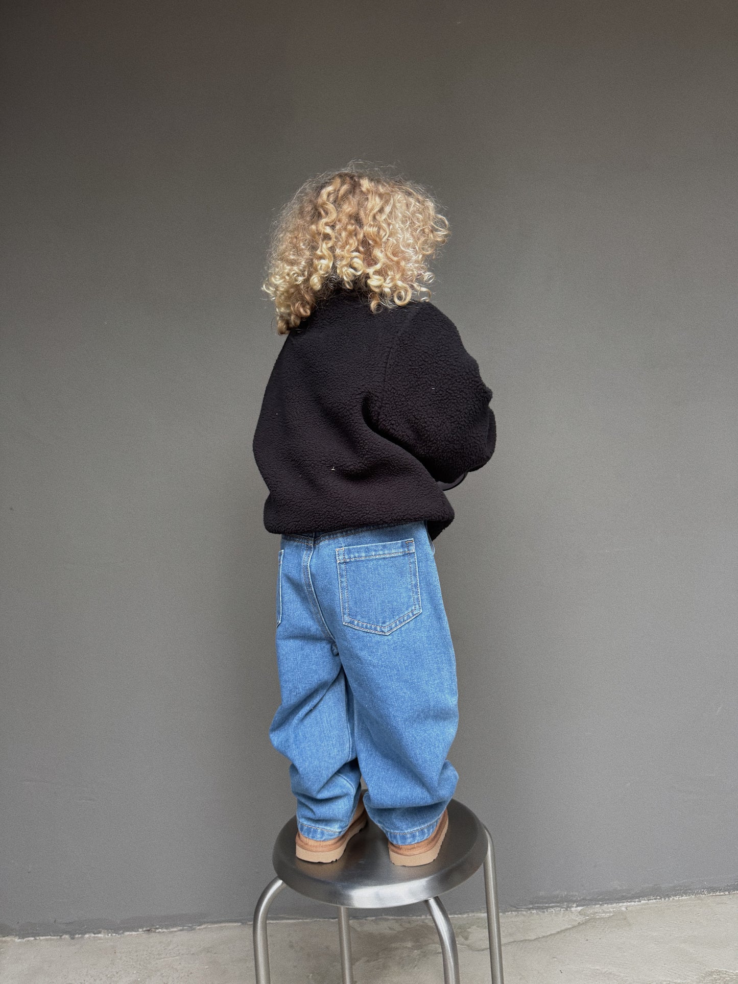 Teddy Pullover Black