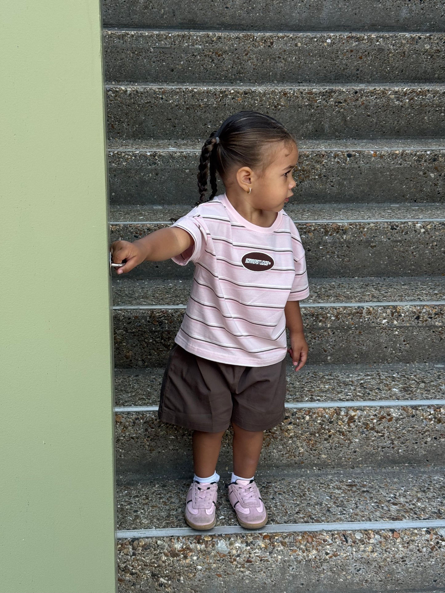Pink Stripe Tee