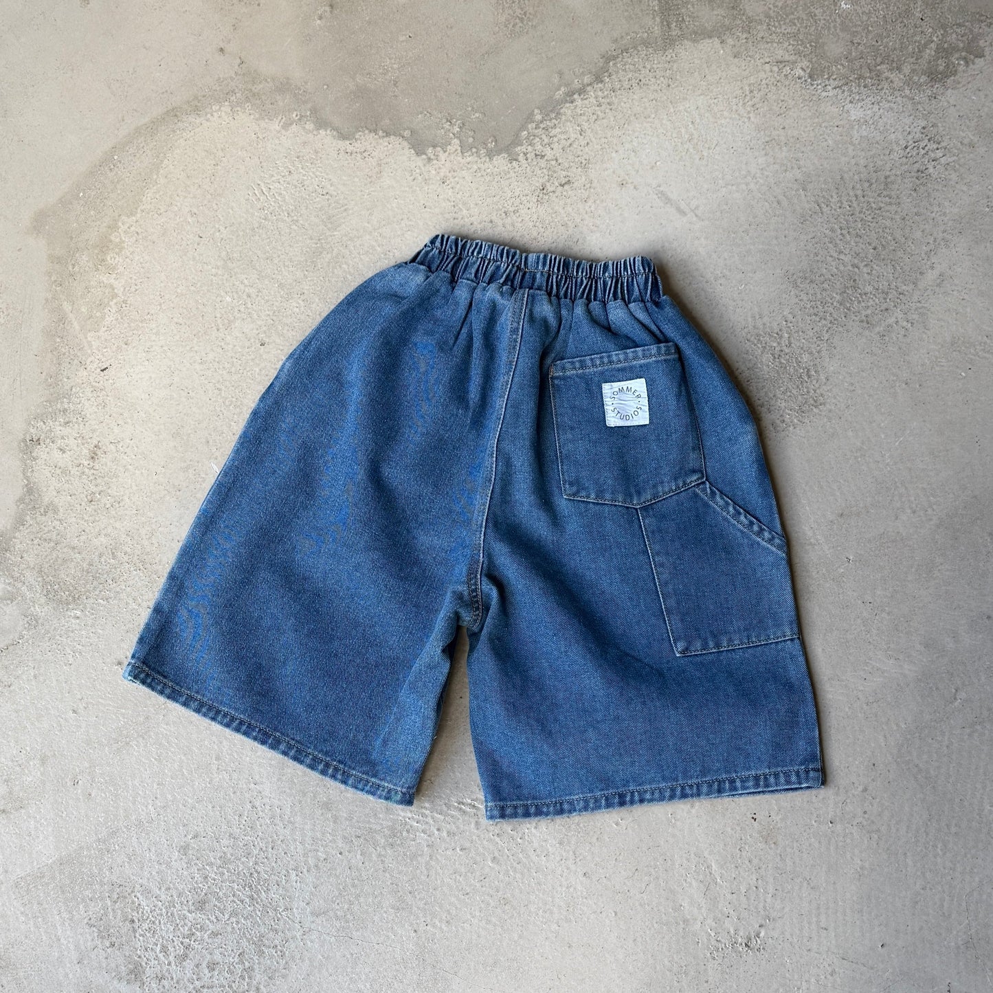 Skater denim shorts