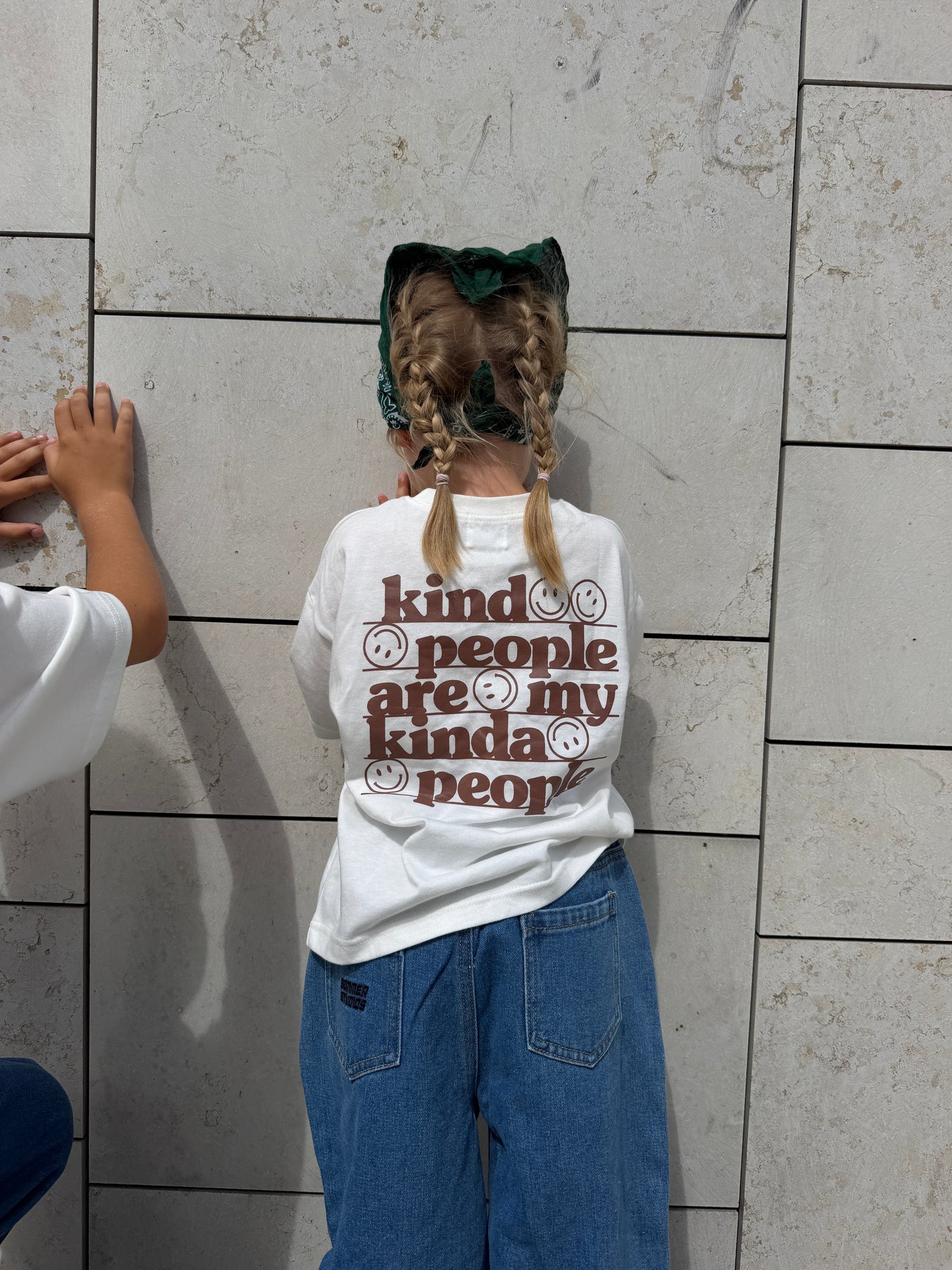 Kind People Tee Brown