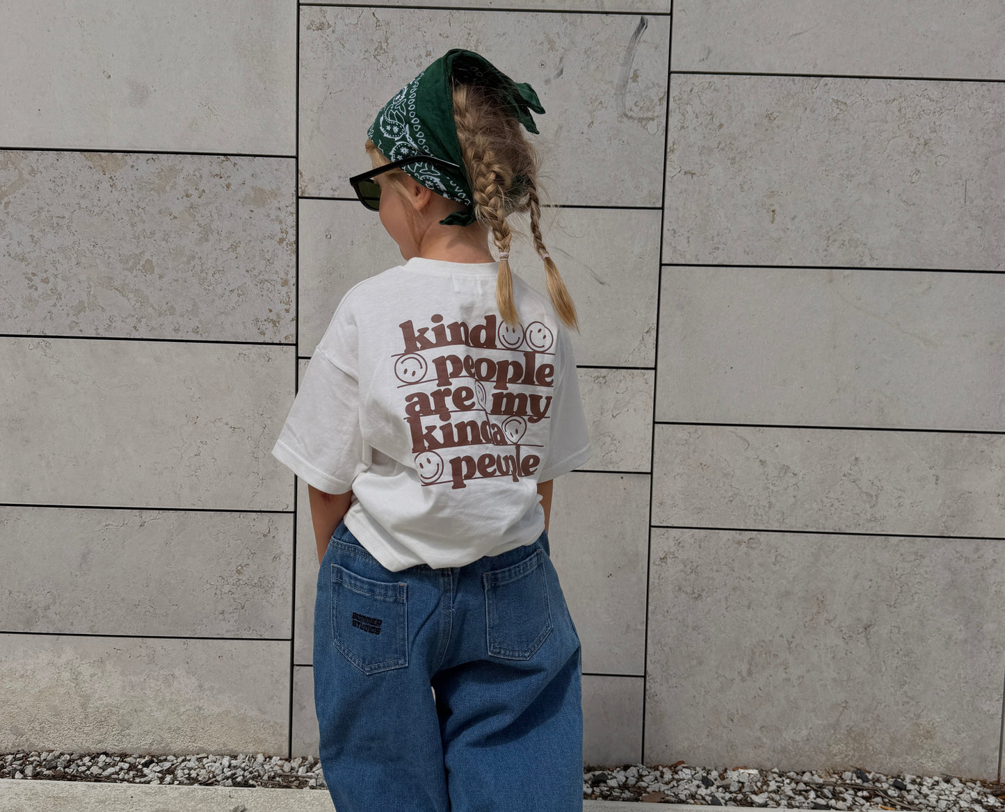 Kind People Tee Brown