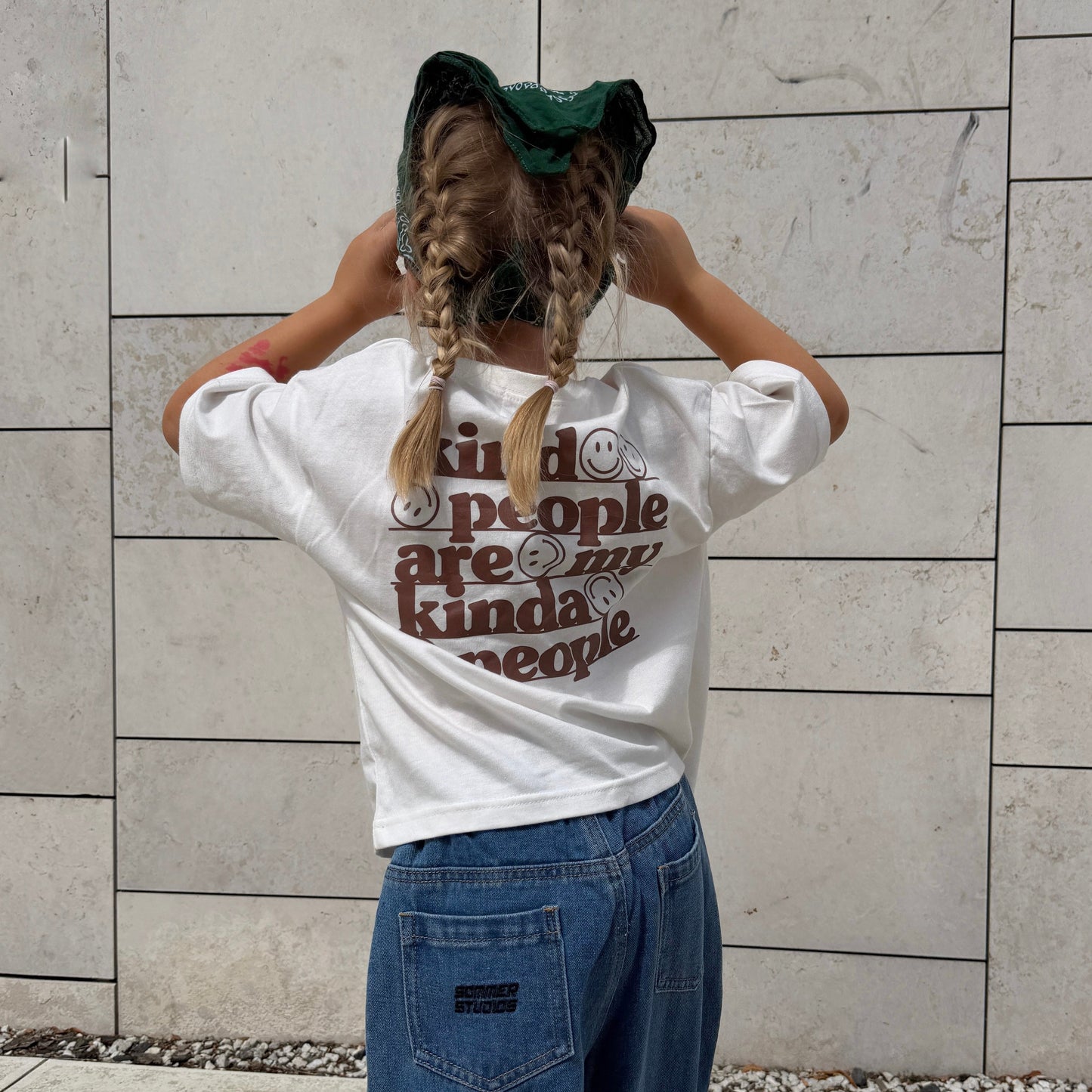 Kind People Tee Brown