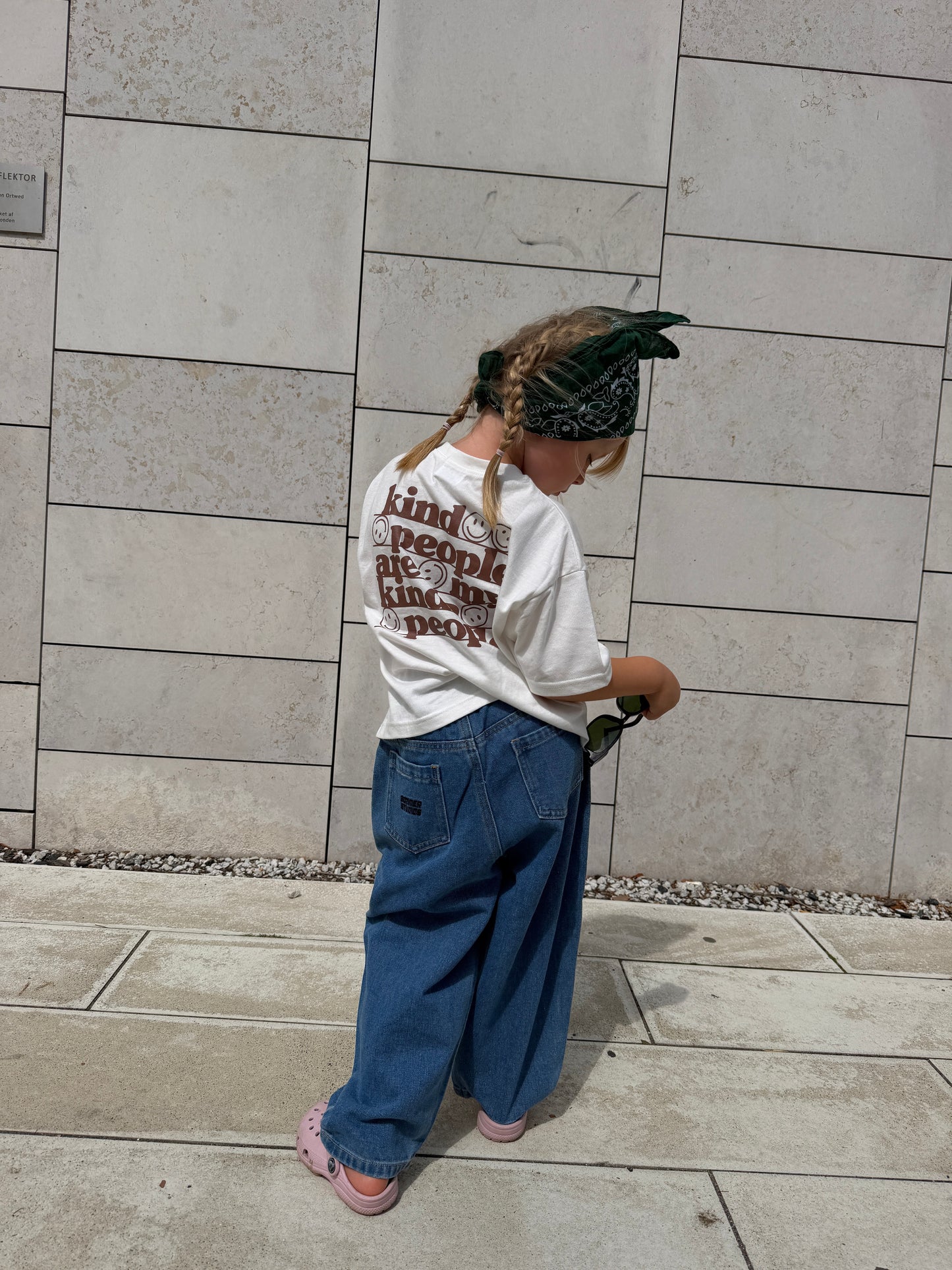 Kind People Tee Brown