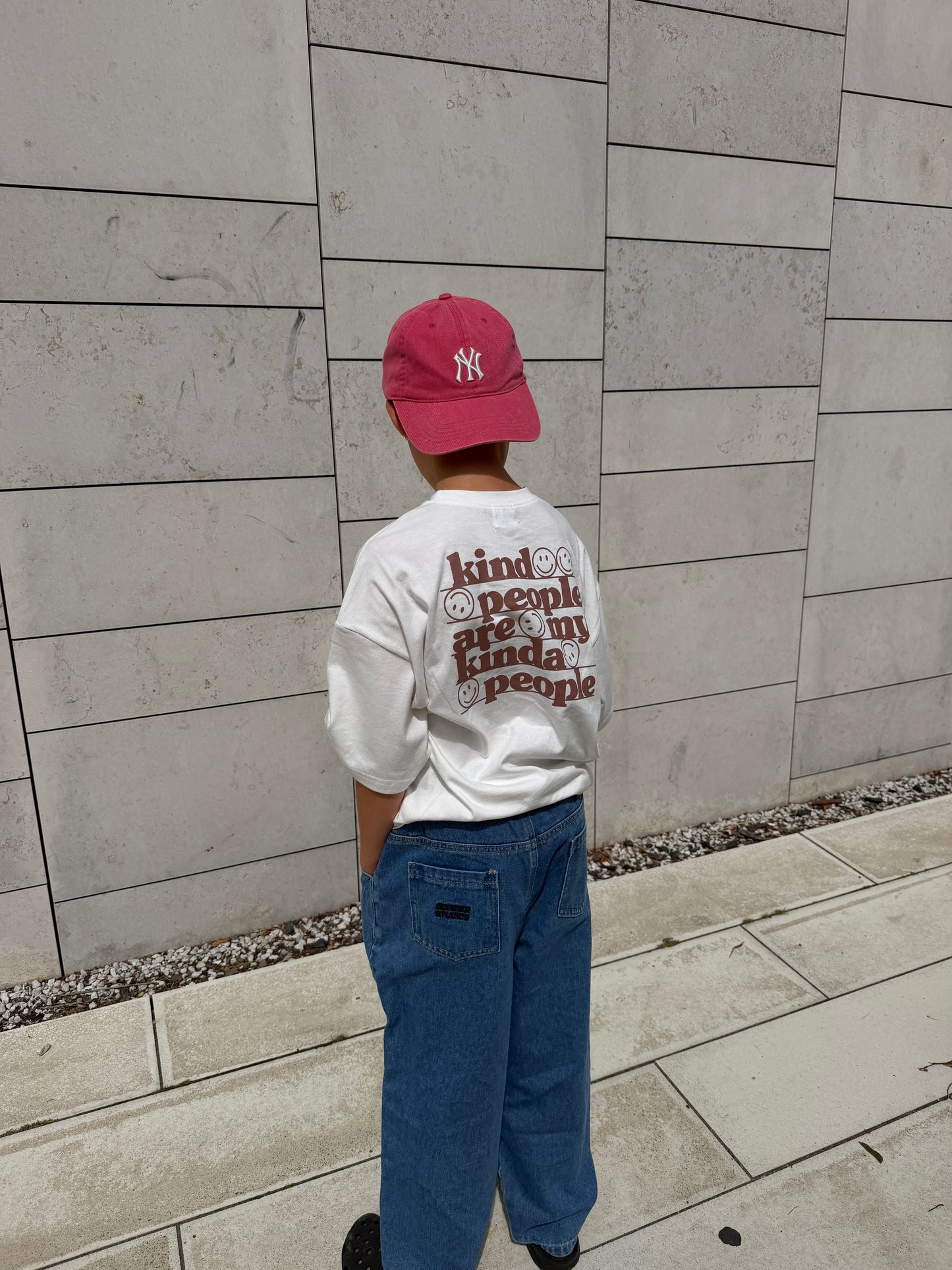 Kind People Tee Brown