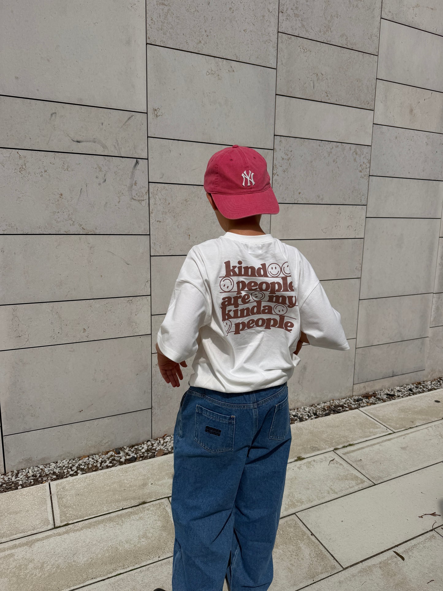 Kind People Tee Brown