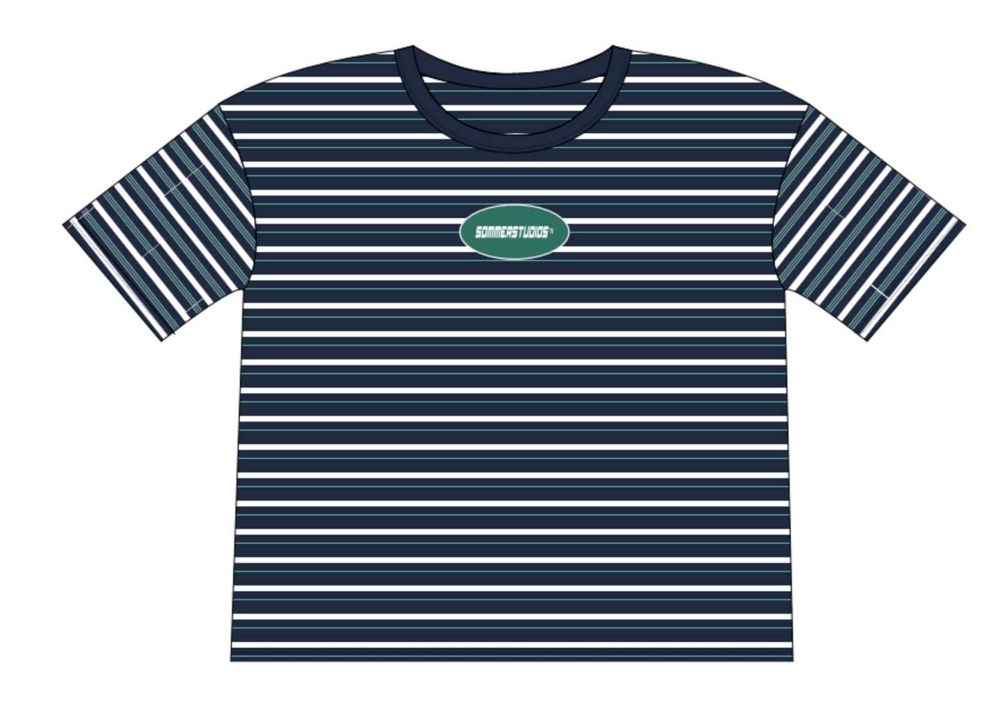 Green Stripe Tee