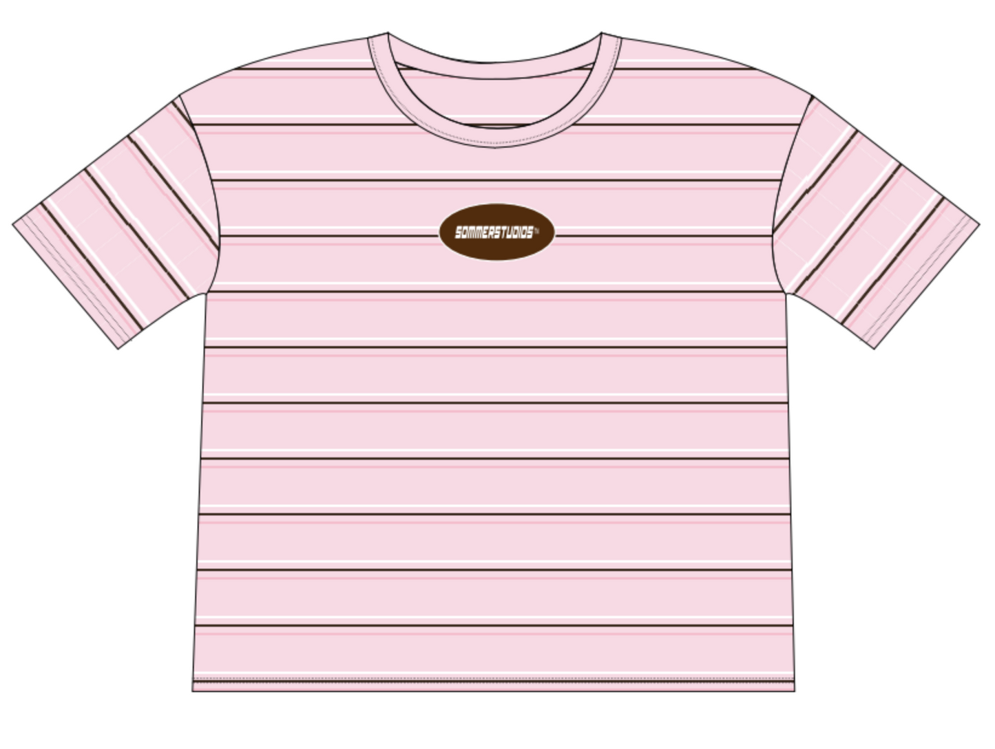 Pink Stripe Tee